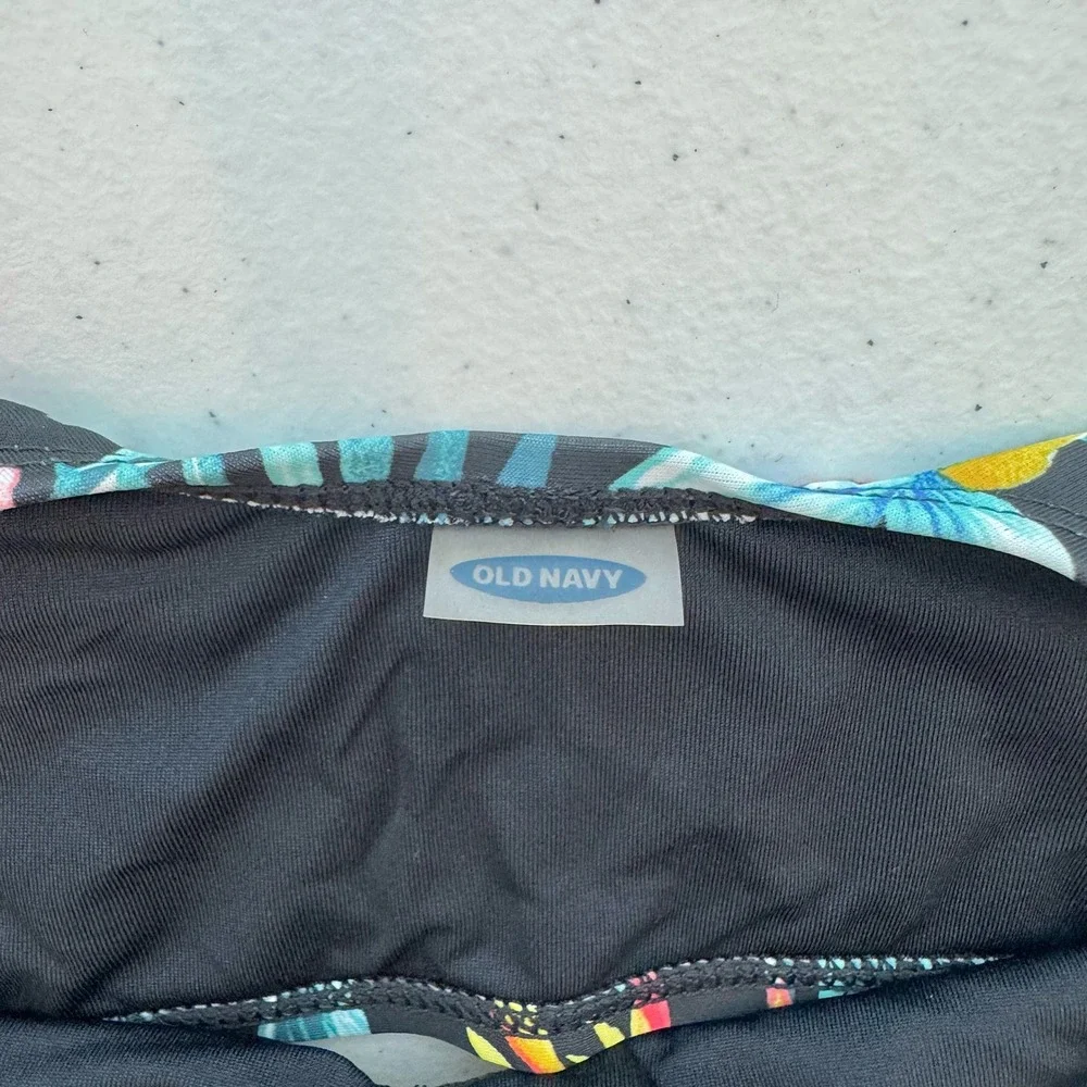 Old Navy Kids Girls‎ Tropical Floral Bikini Swimsuit Size L 10-12